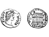 Coin of Ephesus, with Nero